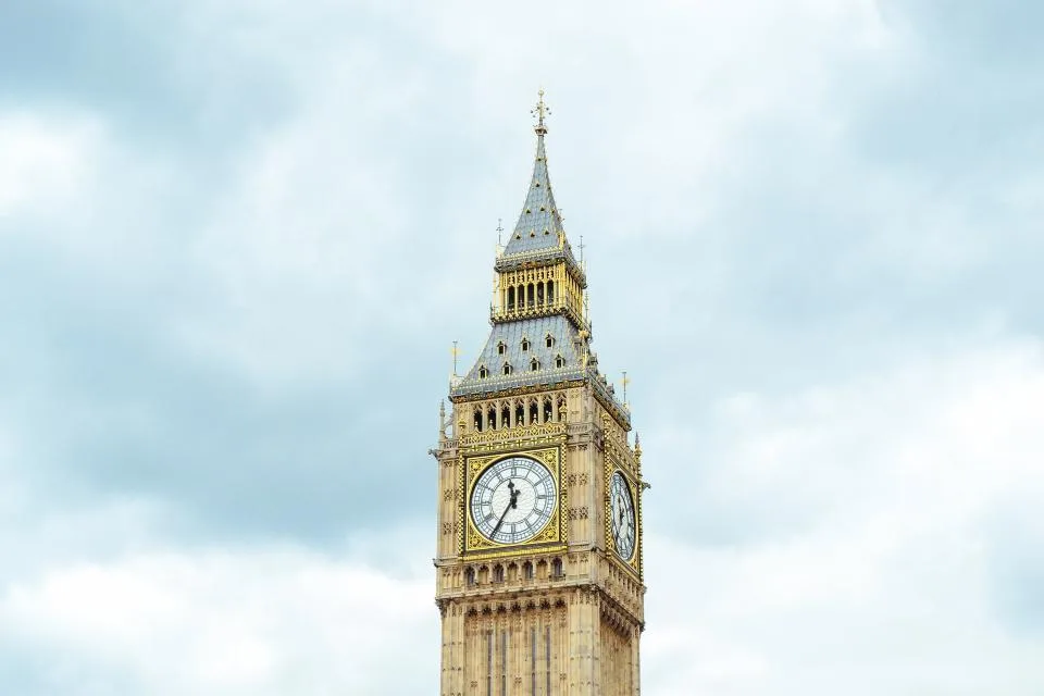 The Elizabeth Tower and Great Clock at the Palace of Westminster